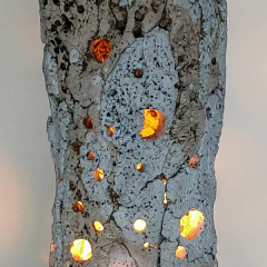 Keramieken sfeerlamp MB09 close-up